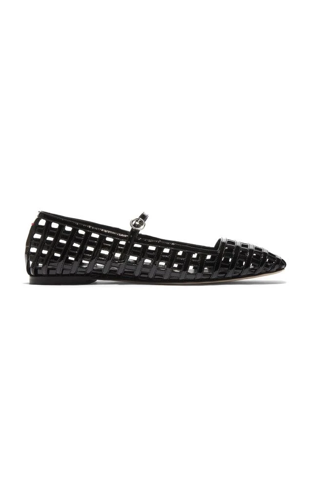 AEYDE Aeyde - Uma Patent Leather Mary Jane Flats - Black - IT 40 - Moda Operandi 1