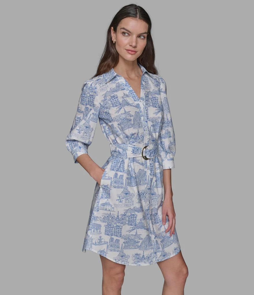Karl Lagerfeld Paris TOILE SKETCH SHIRT DRESS 1