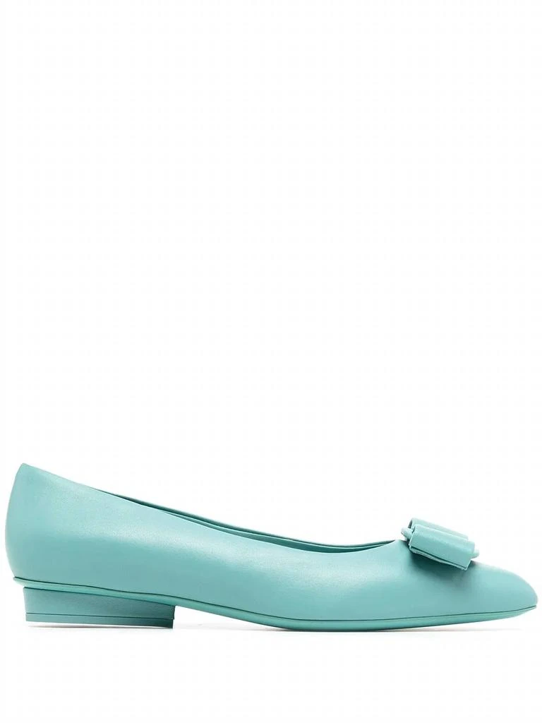 Salvatore Ferragamo Women
s Viva Ballerina Shoes In Light Blue 1