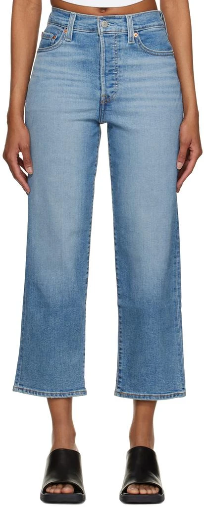 Levi's Indigo Ribcage Jeans 1