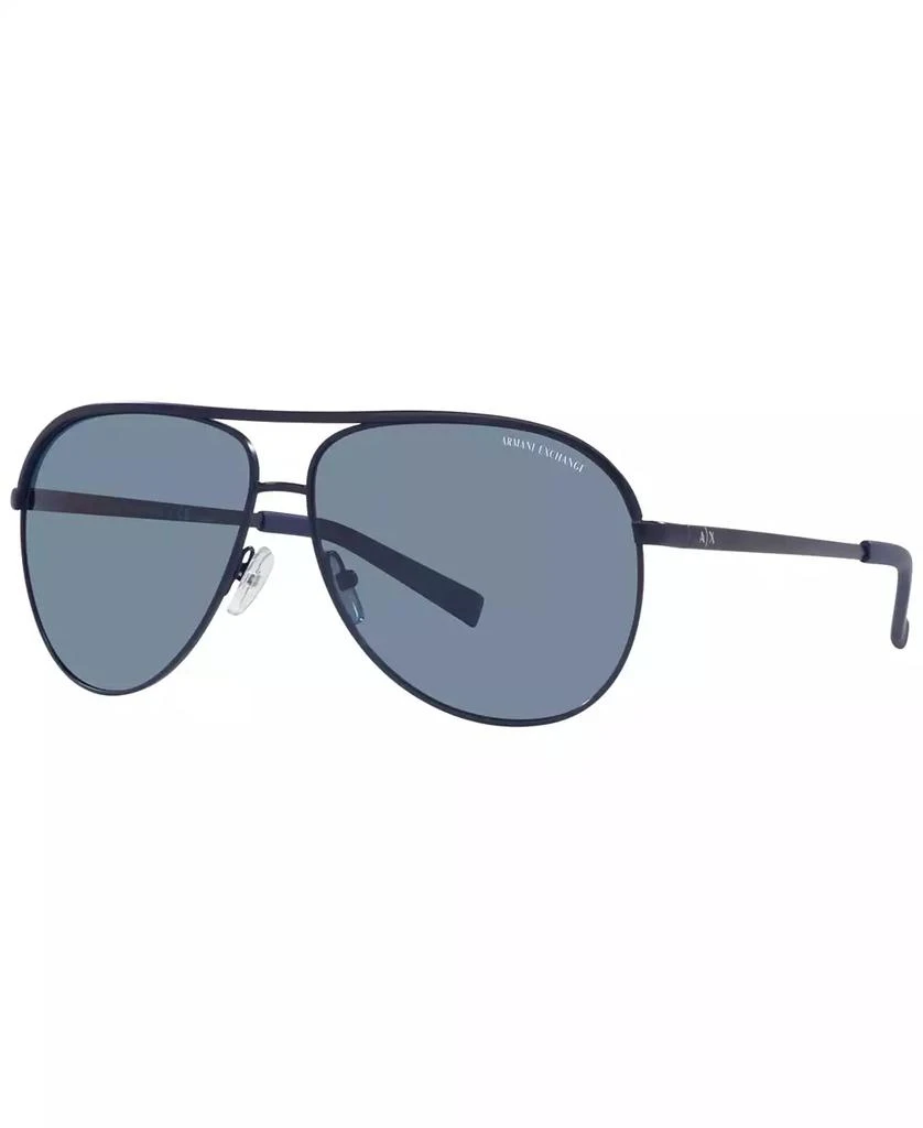 Armani Exchange Unisex Polarized Sunglasses, AX2002 61 1