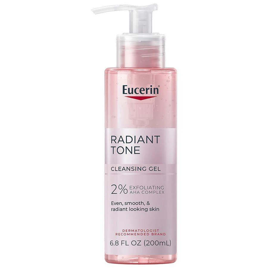 Eucerin Face Radiant Tone Cleansing Gel, Face Cleanser With AHA Complex 1