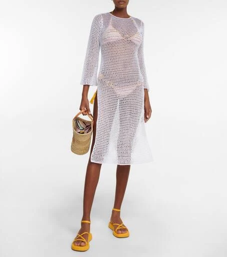 ANNA KOSTUROVA Zen Mesh crochet beach dress 2