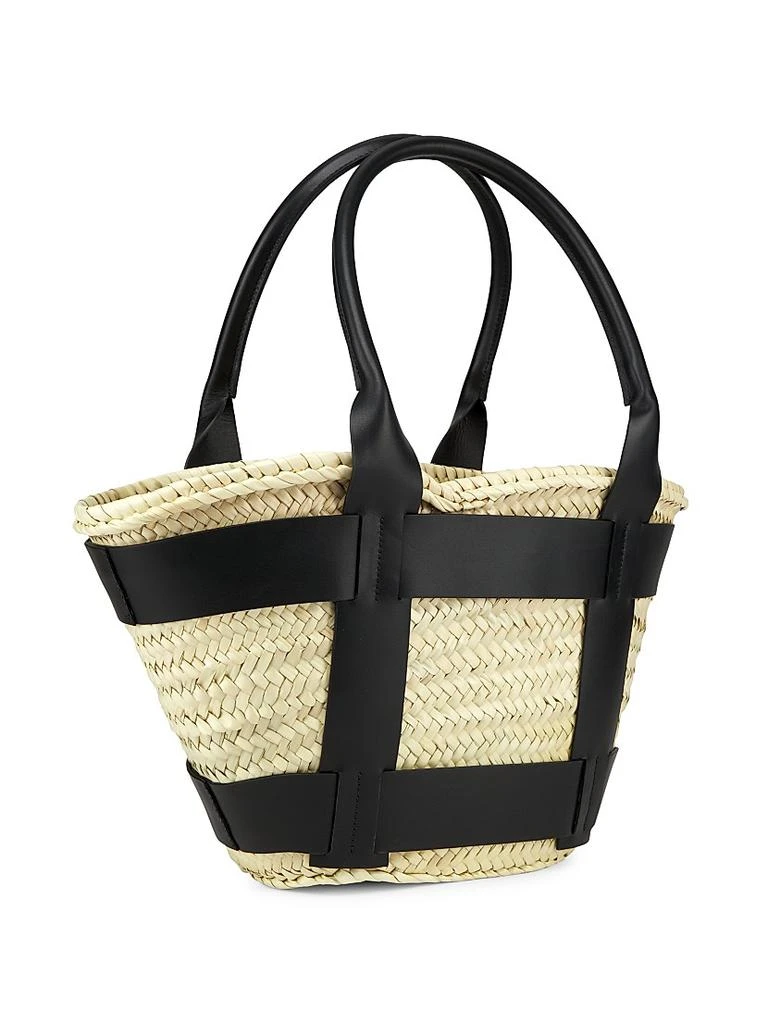 Demellier Santorini Raffia Tote Bag 3