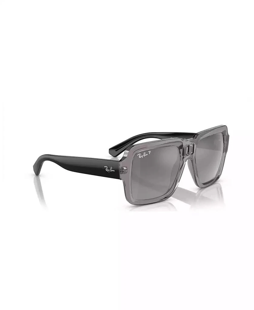 Ray-Ban Unisex Magellan Polarized Sunglasses, Mirror Gradient RB4408 5