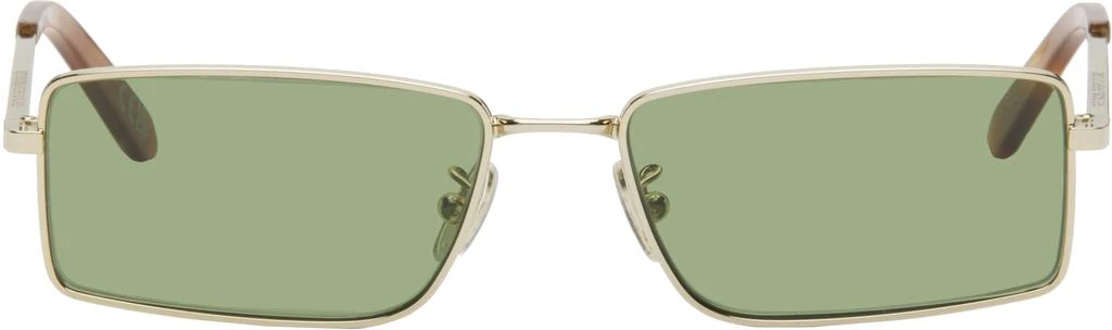 Retrosuperfuture Gold Chopper Sunglasses 1