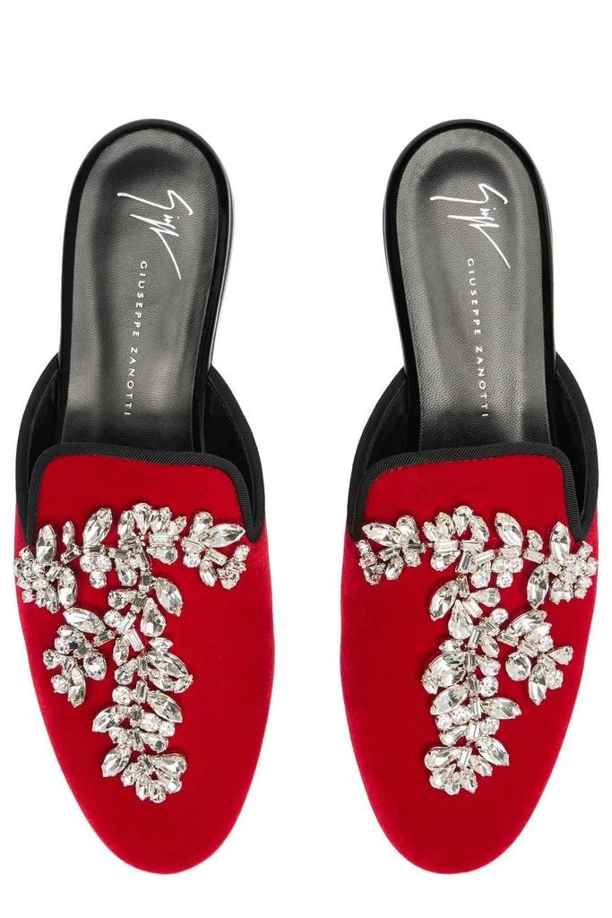 Giuseppe Zanotti Giuseppe Zanotti Crystal Embellished Flat Shoes 4