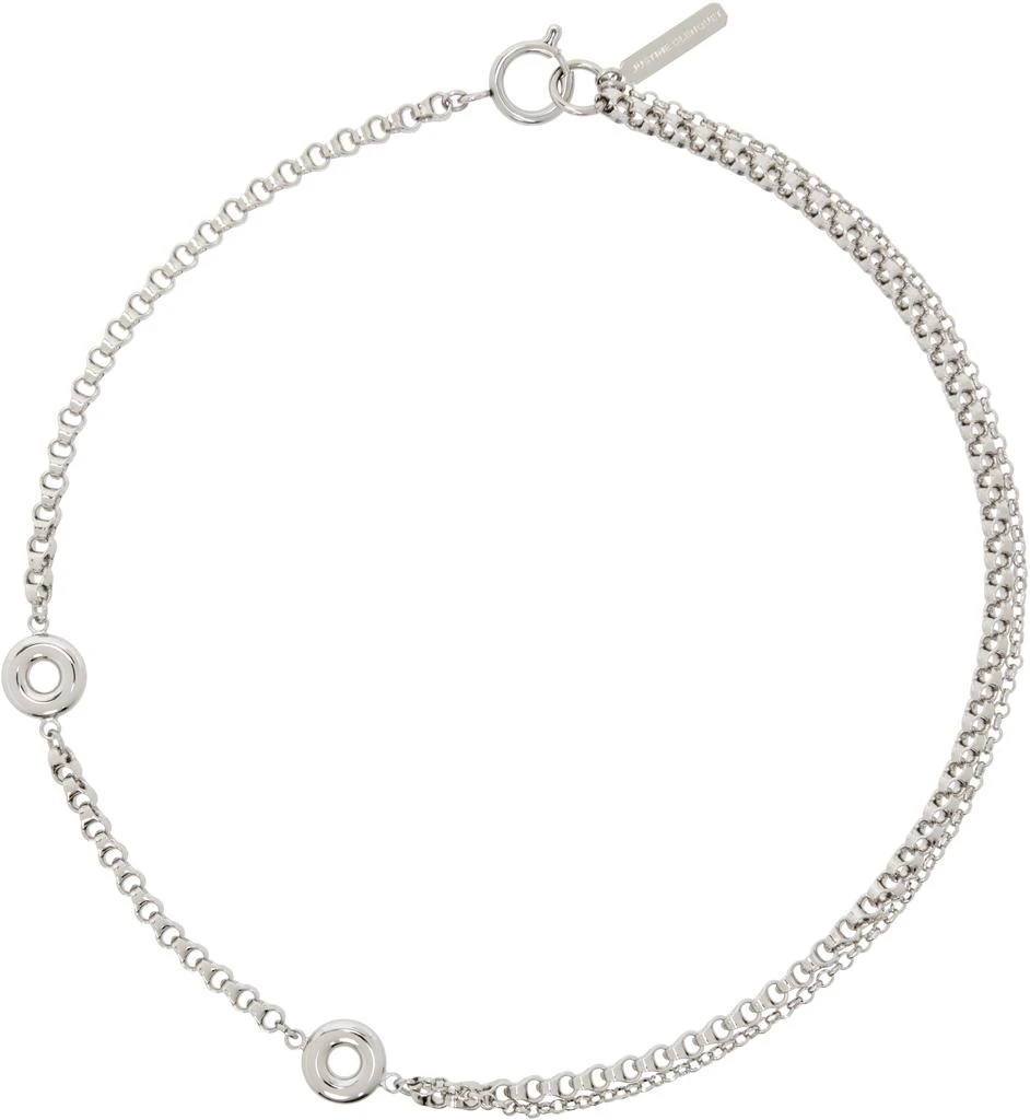 Justine Clenquet Silver Nelson Necklace 1
