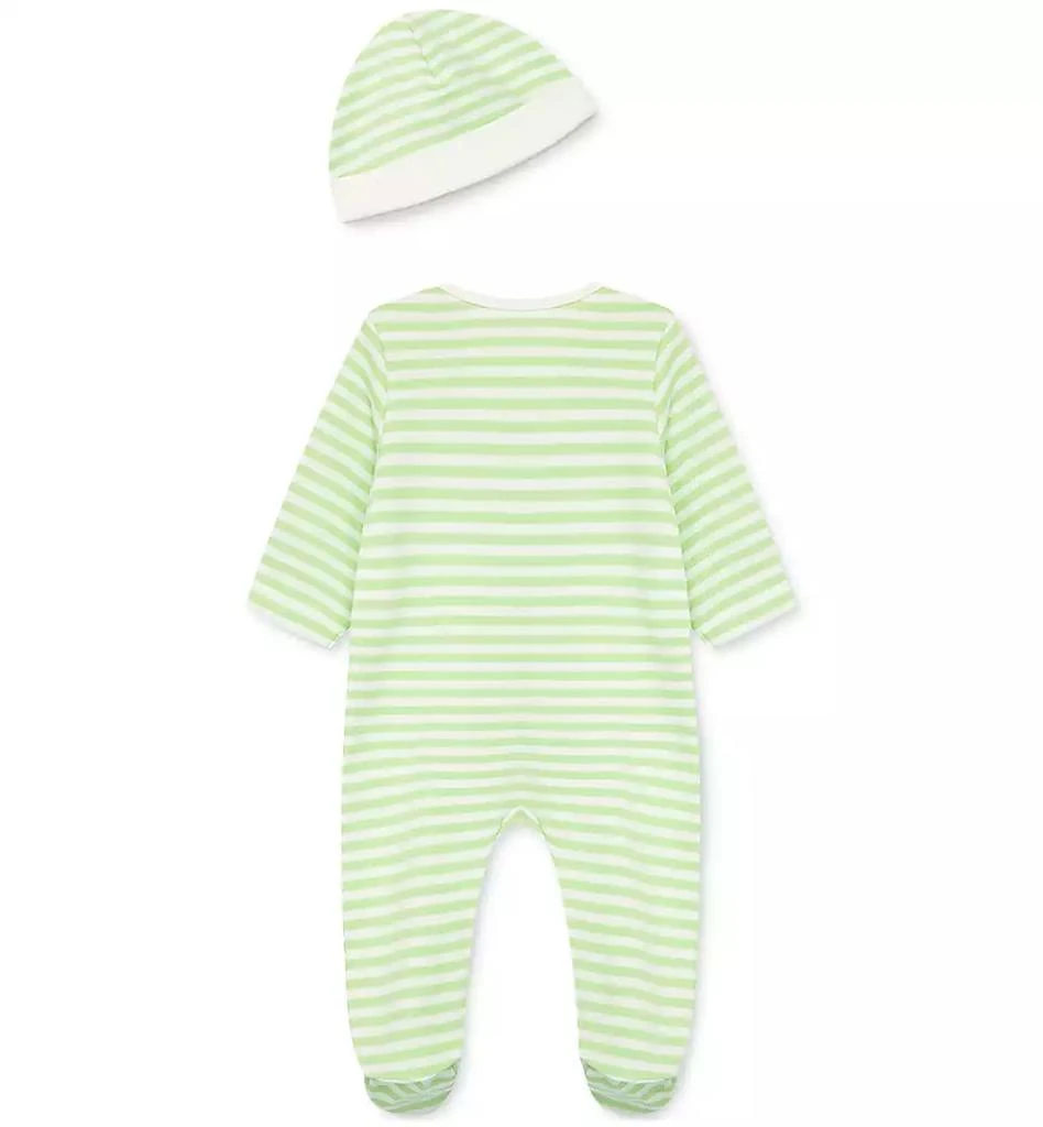 Little Me Baby Boys or Baby Girls Caterpillar Coverall and Hat, 2 Piece Set 2