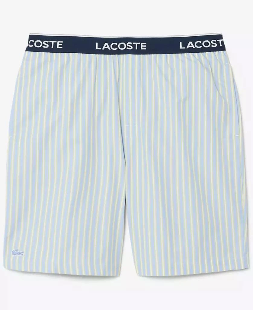 Lacoste Men's Loungewear Striped Straight-Fit Shorts