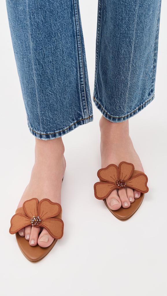 Kaanas Bliss by Lun Flower Applique Sandals