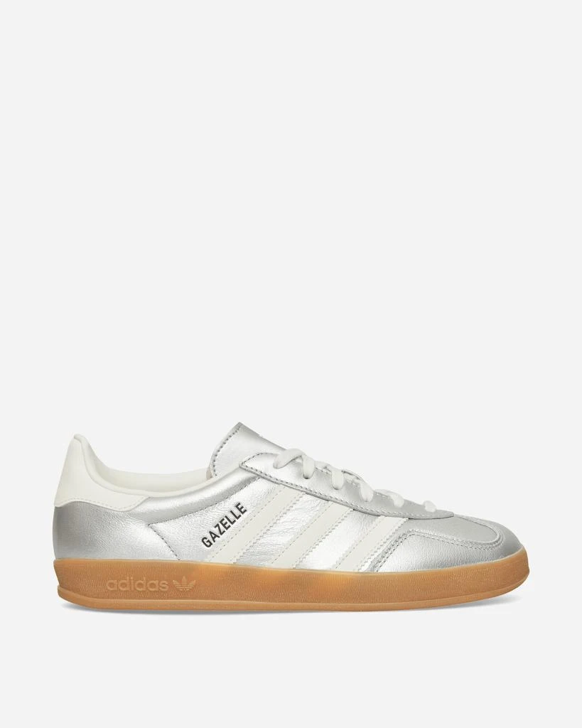 Adidas Gazelle Indoor Sneakers Silver Metallic / Core White 1