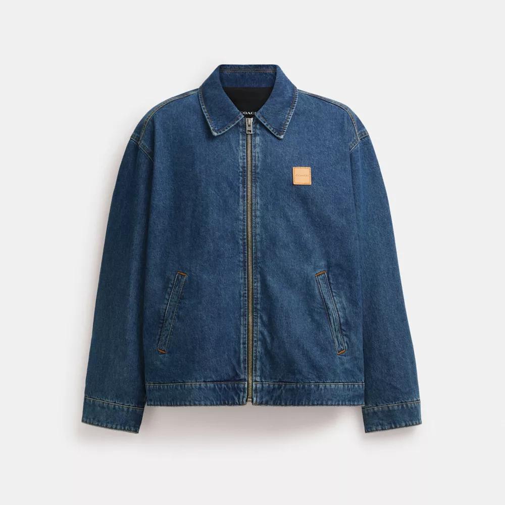 Shop Denim Zip Front Jacket on Sale at BeyondStyle – Get 60