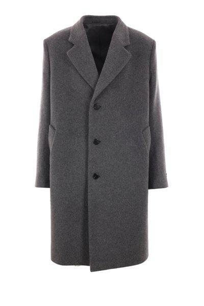 Prada Prada Single-Breasted Straight Hem Coat