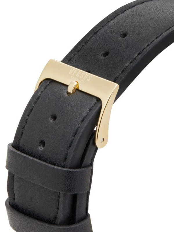 Versus Versace 46MM Stainless Steel & Leather Bracelet Watch 4