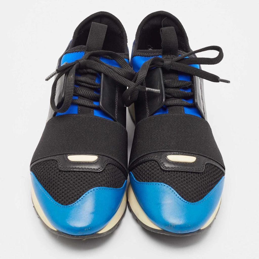 Balenciaga Balenciaga Multicolor Suede and Leather Race Runner Sneakers Size 38 3