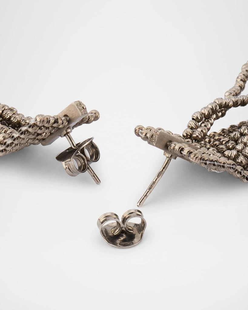 Brunello Cucinelli Tiered Multiloop Drop Earrings 4