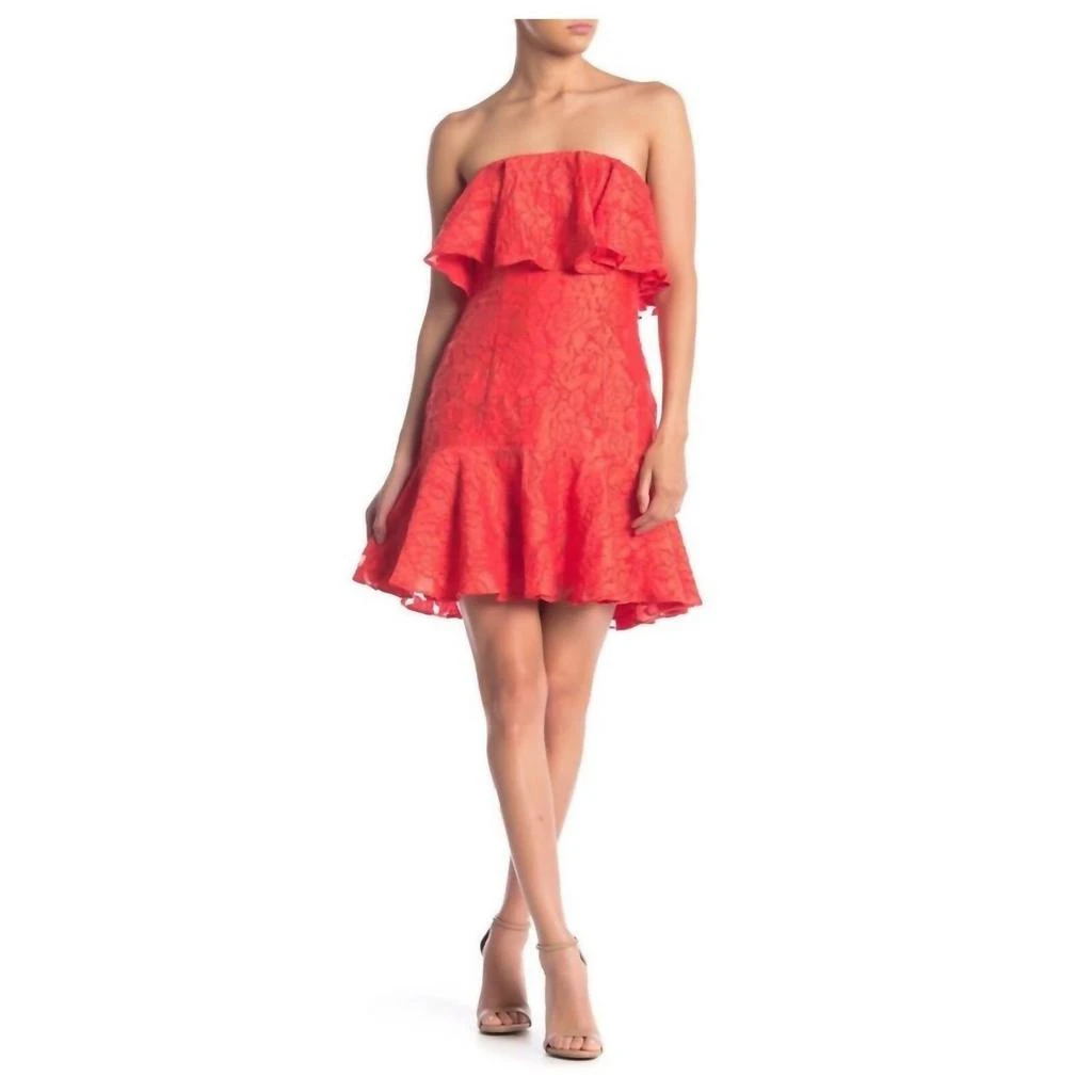 Keepsake Keepsake - The Label Radar Ruffle A-Line Strapless Mini Dress 2