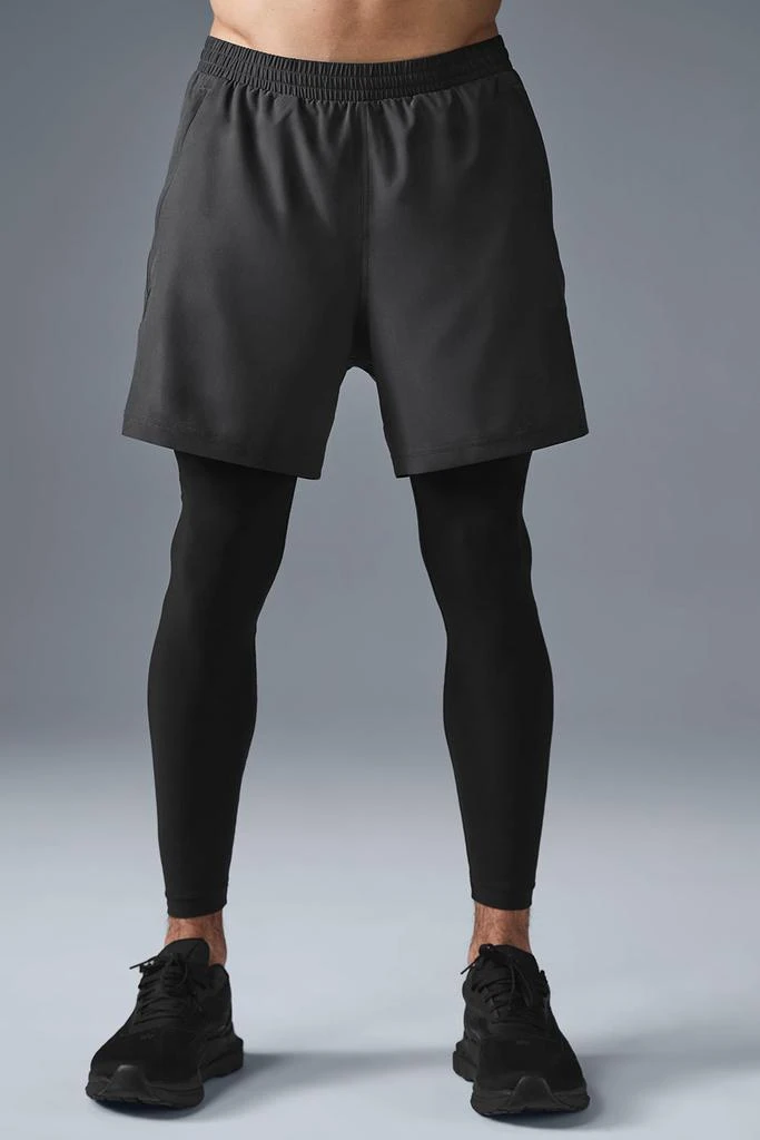 Alo 5" Revival 2-in-1 Pant - Anthracite/Black 1