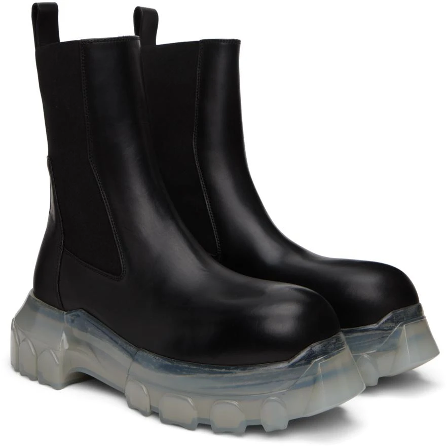 Rick Owens Black Beatle Bozo Tractor Boots 4