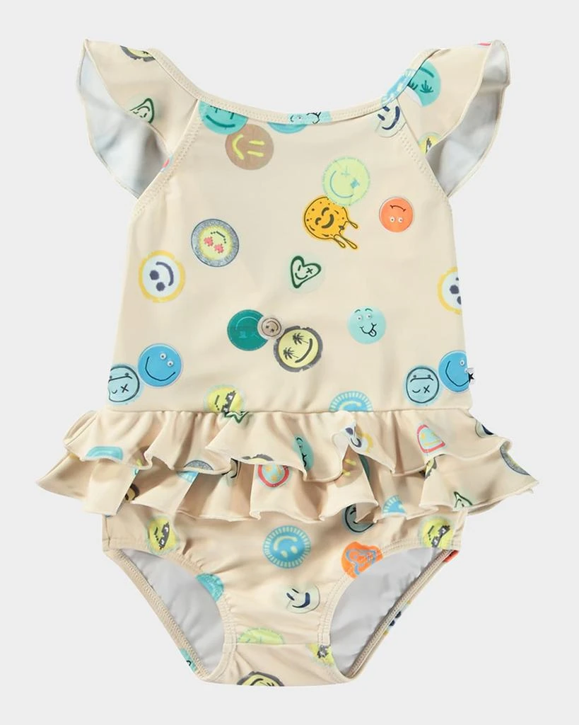 MOLO Girl
s Nalani Ruffle One-Piece Swimsuit, Size 3M-3
