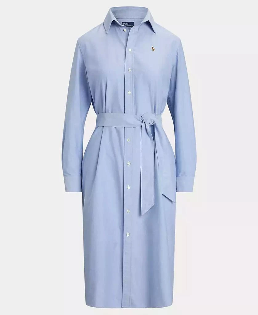 Ralph Lauren Women's Belted Cotton Oxford Shirtdress 5