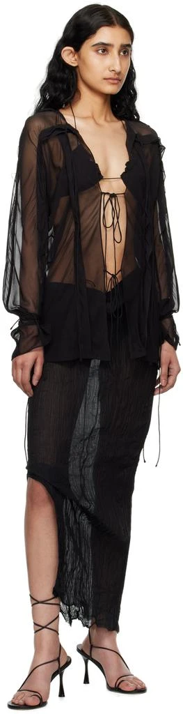 Christopher Esber Black Floating Shirt 4