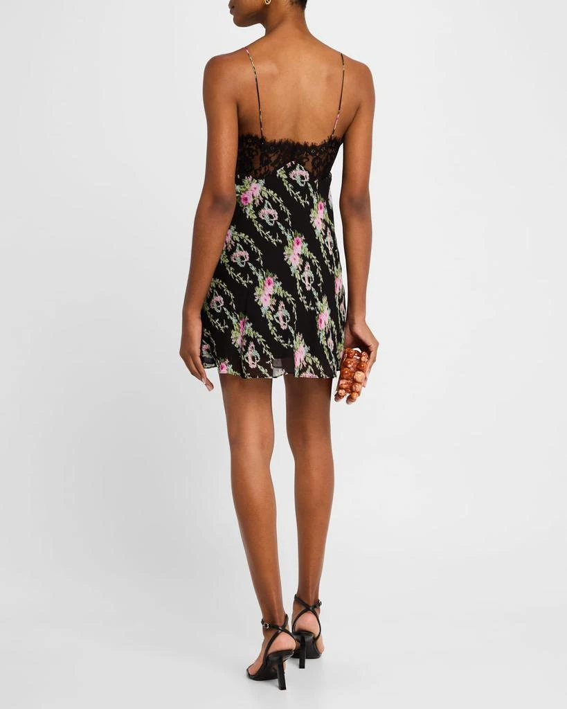 LOVESHACKFANCY Etrune Mini Slip Dress 3