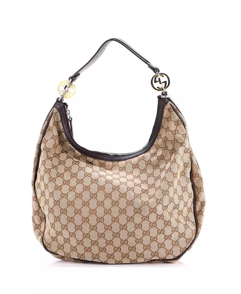 Pre-Owned Gucci Large Twins Hobo GG Canvas