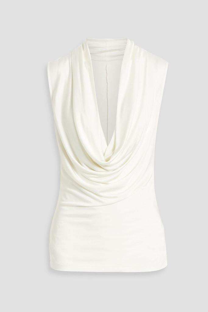 Helmut Lang Draped satin-jersey top