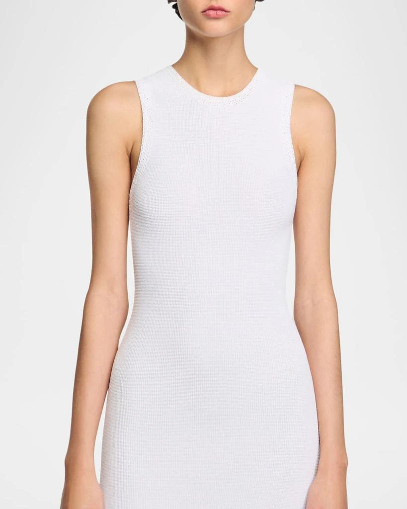 Sandro Heloise Asymmetric Fringe-Trim Midi Dress 6