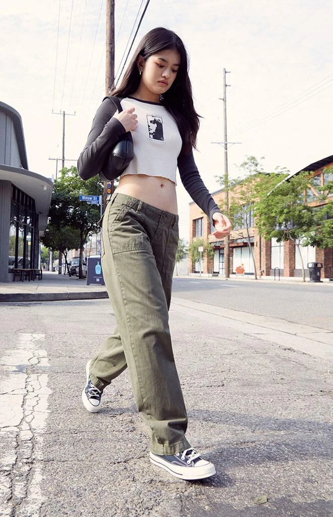 John Galt Green Parker Cargo Pants 4