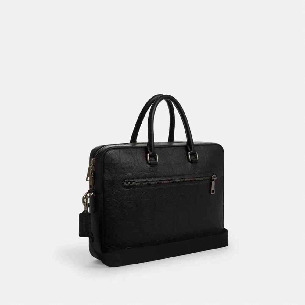 Coach Ethan Slim Brief In Signature Leather 4