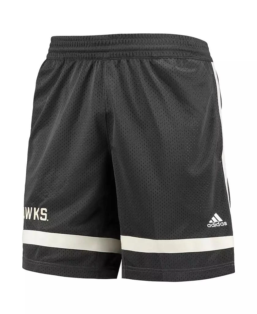 Adidas Men's Charcoal Kansas Jayhawks Reverse Retro Basketball Shorts 3