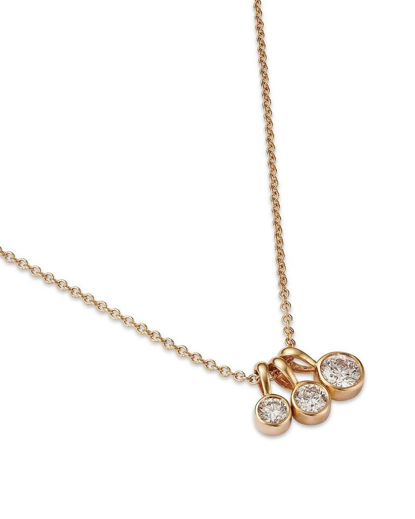 Moon Meadow 14K Yellow Gold Lab Grown Diamond Triple Bezel