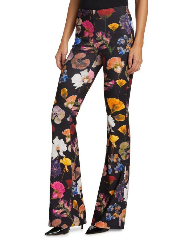 Alice + Olivia Floral Boot-Cut Pants 3