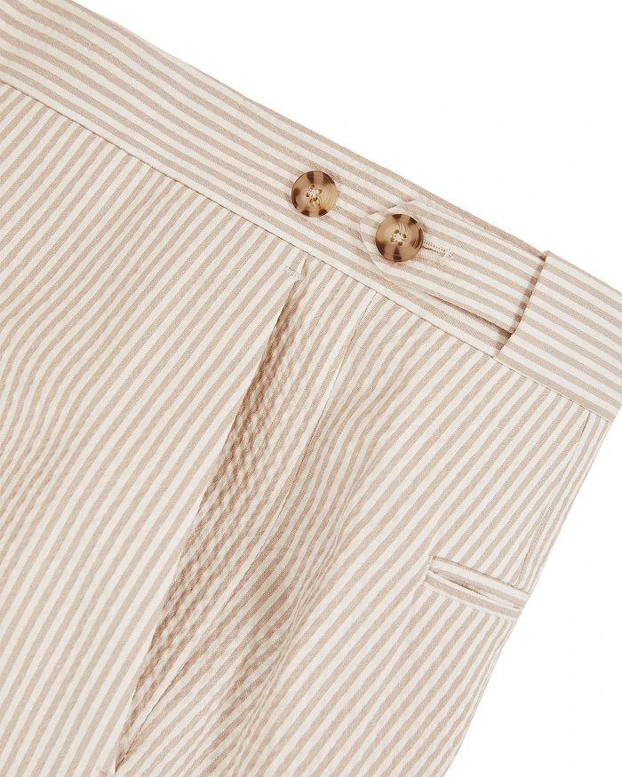 REISS Slim Fit Seersucker Mixer Trousers 5