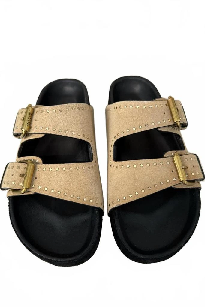 Isabel Marant Women
s Lennyo Sandals In Beige 1
