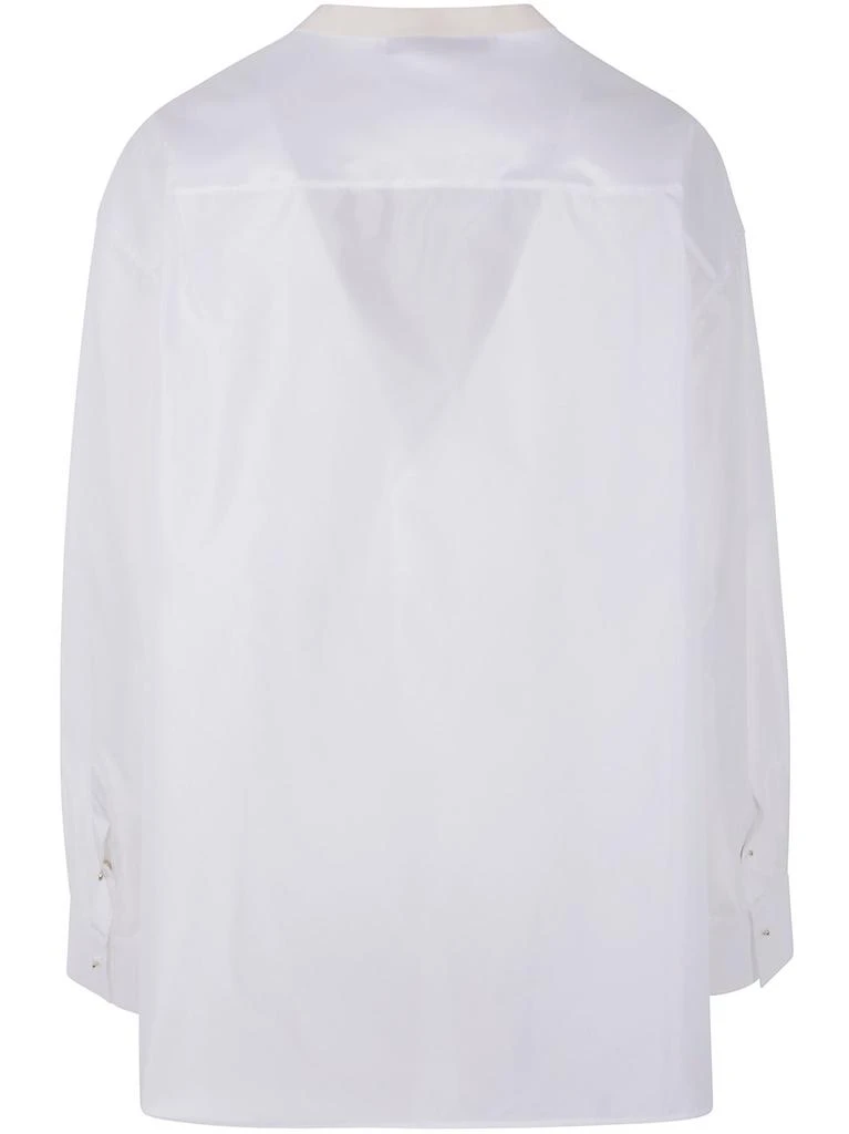 Carven Carven Straight Hem Satin Shirt 2