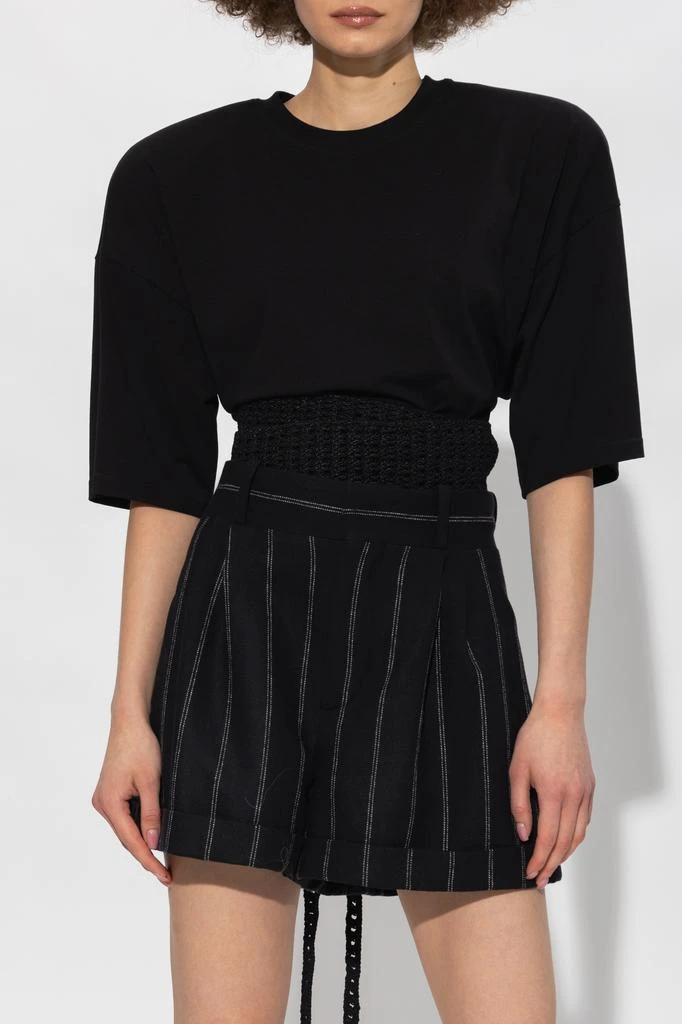 The Mannei ‘Turso’ T-shirt with tie waist 3