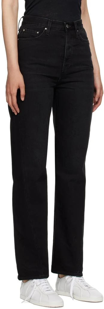 Totême Black Twisted Seam Jeans 2