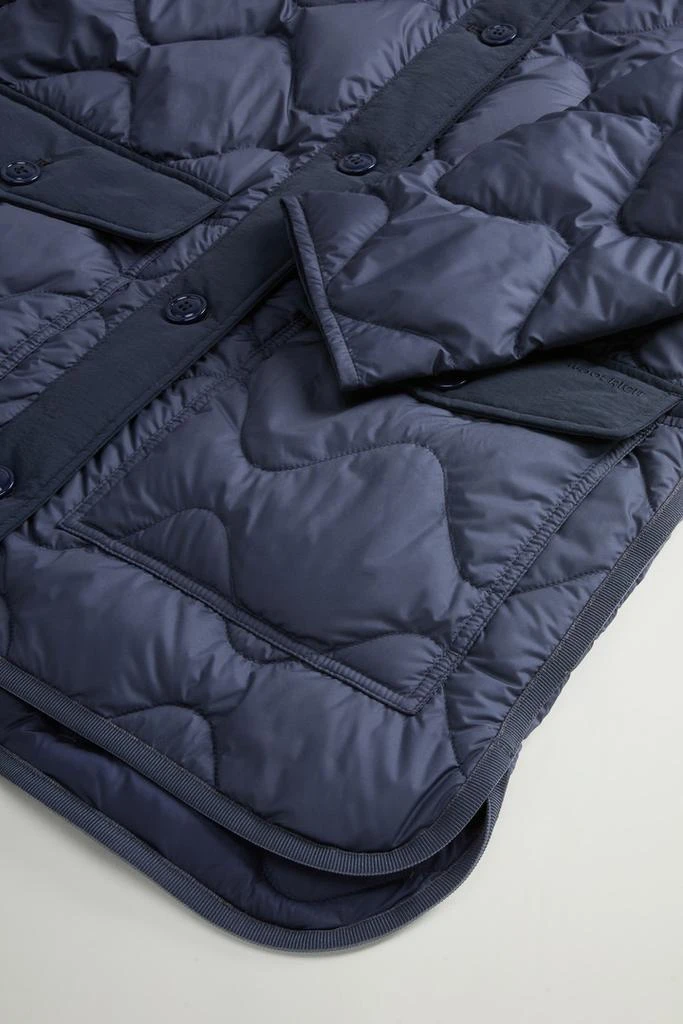 Woolrich Microfiber Heritage Jacket - Women - Blue 7