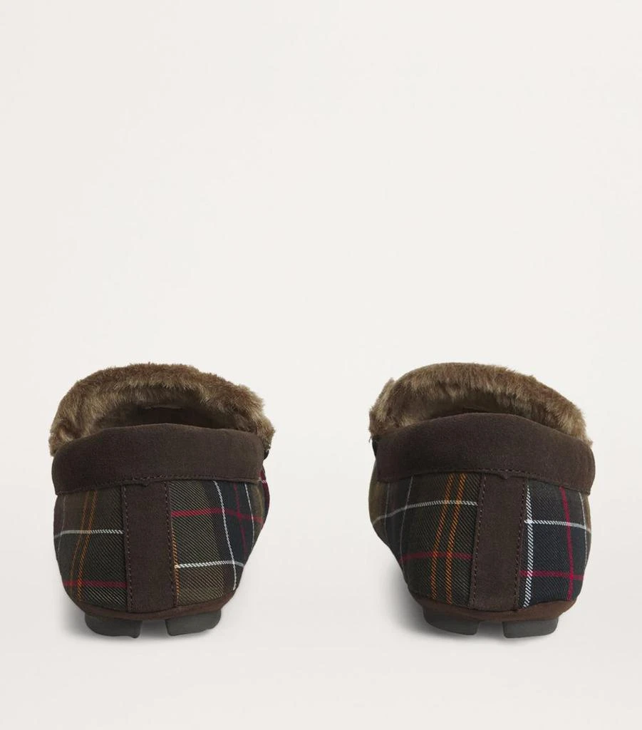 Barbour Recycled Tartan Monty Slippers 4