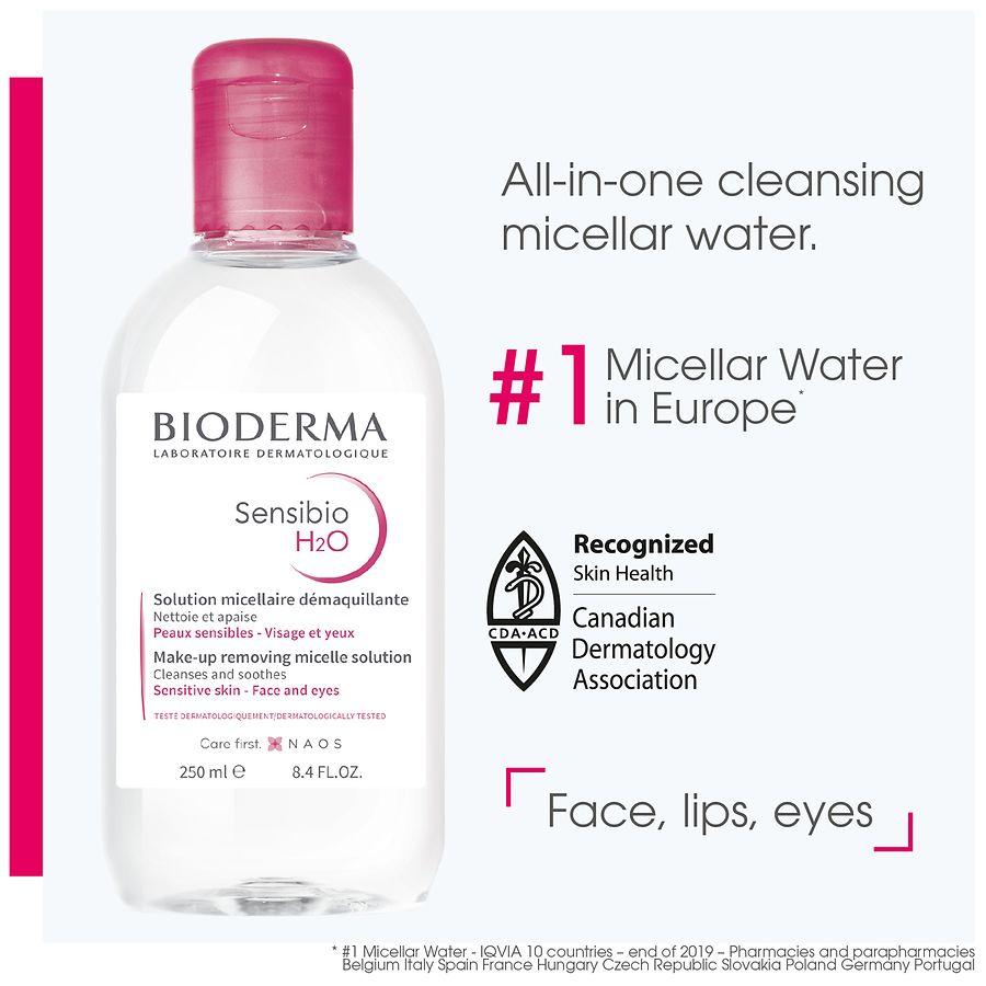 Bioderma Sensibio H2O Micellar Cleansing Water-Makeup Remover for Sensitive Skin