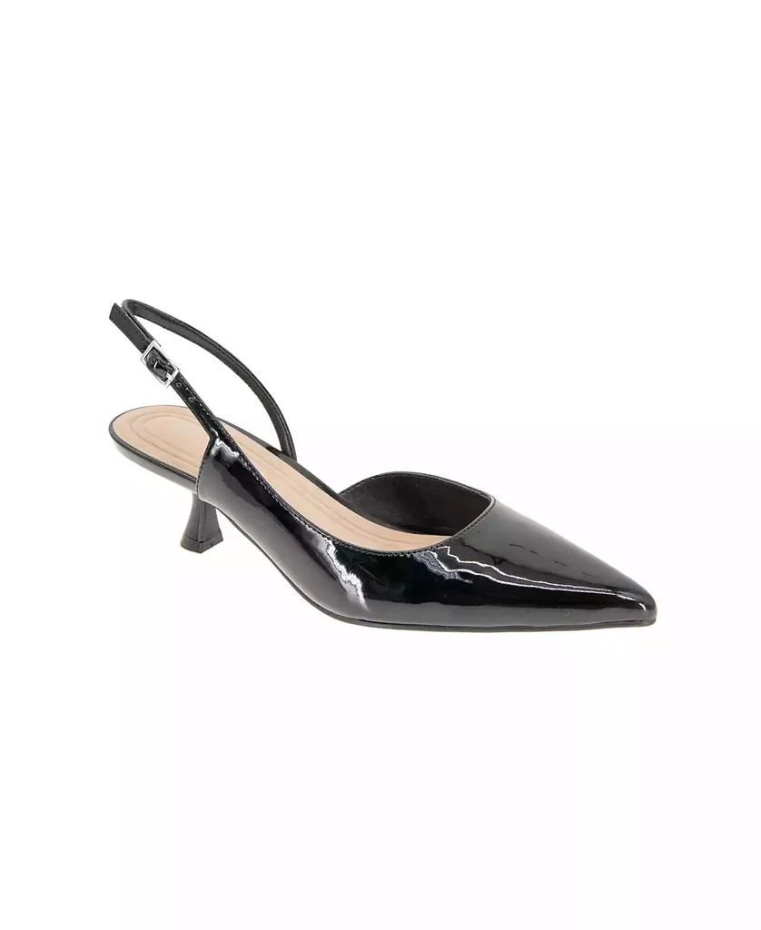 BCBG Women's Kittie Kitten Heel Sling Back Pumps 14