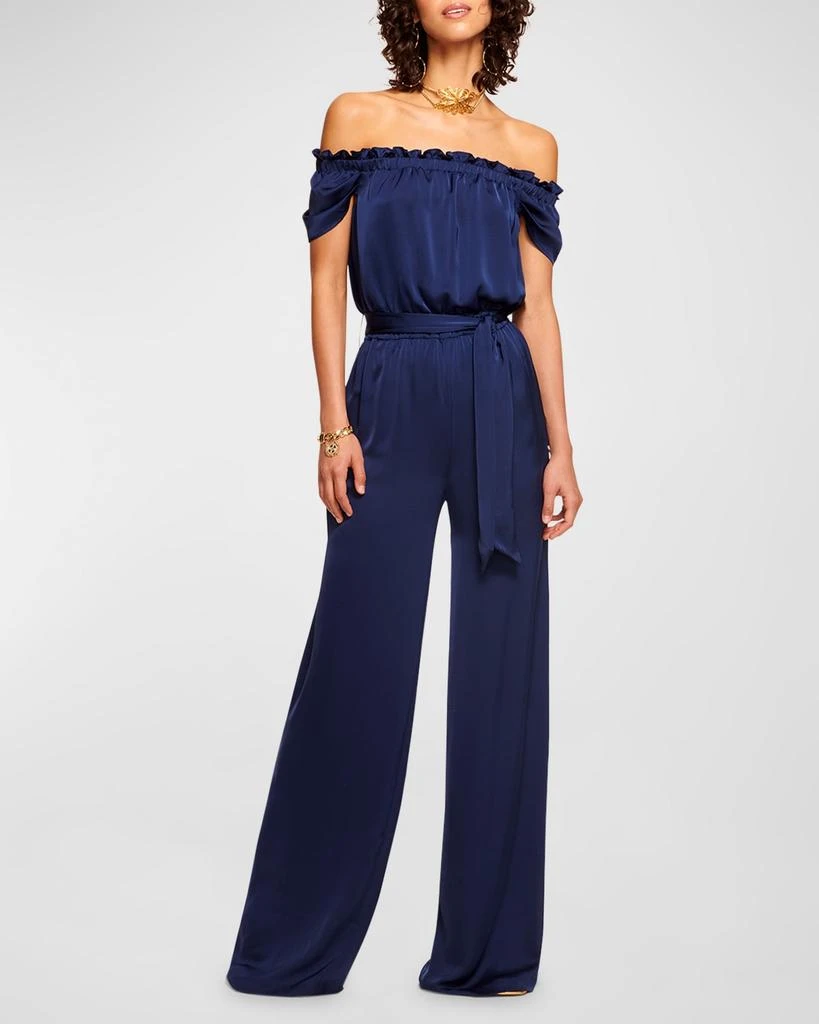 Ramy Brook Lee Satin Jumpsuit 1