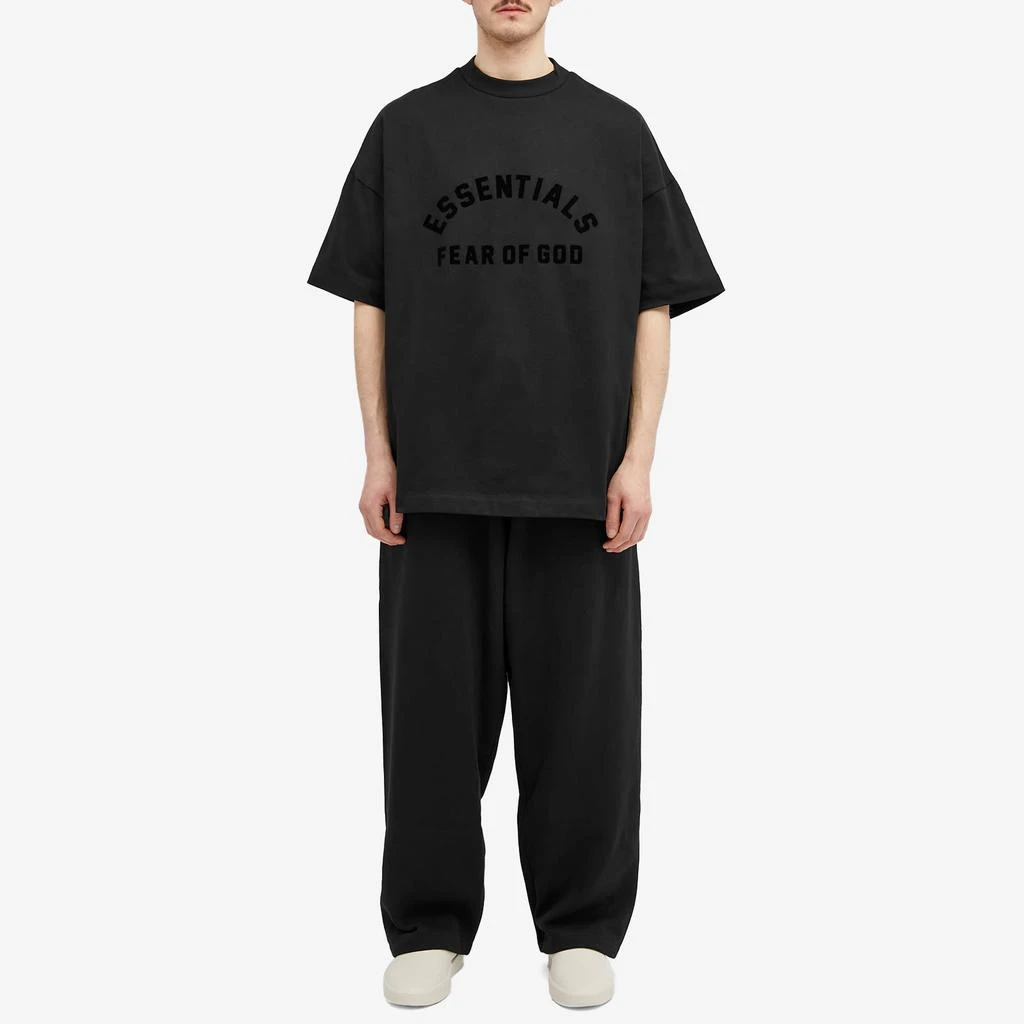 Essentials Fear of God ESSENTIALS Spring Printed Logo T-Shirt - Jet Black 4