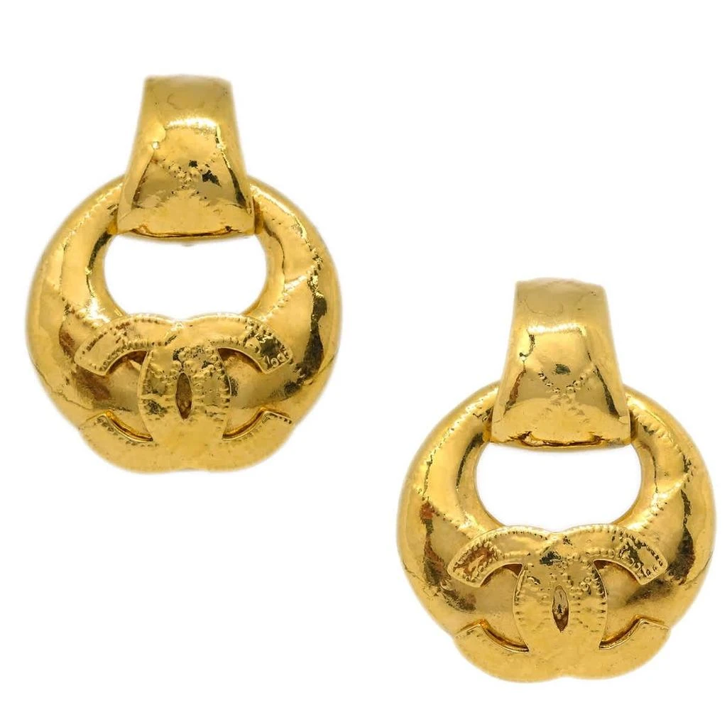 Chanel Cc Clip On Earring Metal _Plated Jewelry (Pre-Owned)