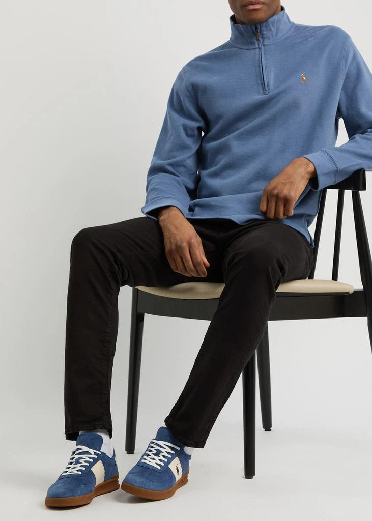 Ralph Lauren Aera panelled suede sneakers 5