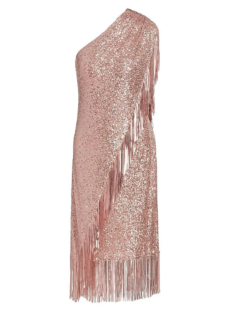 Sequin Fringe One-Shoulder Midi Dress  On Sale Now with Up to 40% Off |  Discover Exclusive Deals & Savings at BeyondStyle  Authentic Badgley  Mischka women's apparel|sequin |midi-length|women's|one-shoulder|solid|sheath|Women's|dresses|contemporary  ...